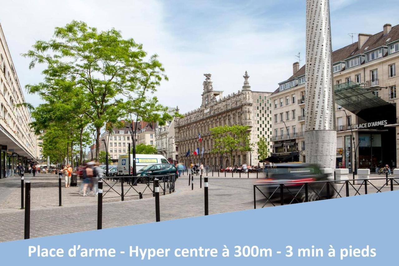 Design Appart - Hyper Centre - Tram - Free Wifi - Lerelaisdodile21 Valenciennes Luaran gambar